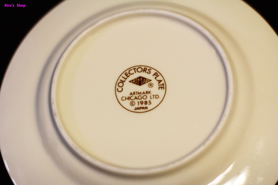 1980s Decorative Plate Collectors Plate Butterfly & Etsy