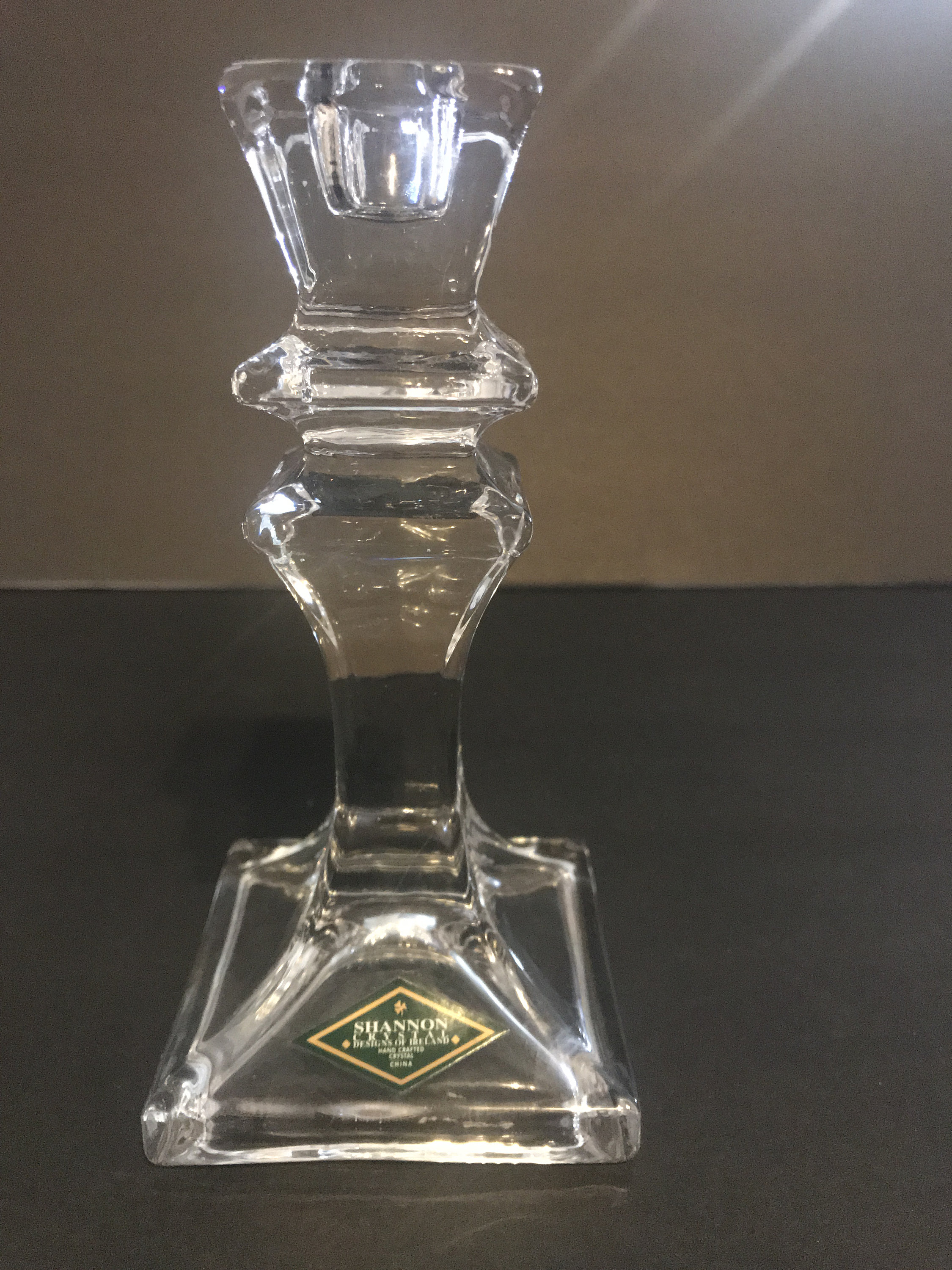 Shannon Crystal Candlestick Holder Designs of Ireland Etsy