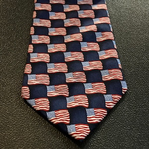 Vintage The American Legion Tie. Silk Necktie, Made in USA