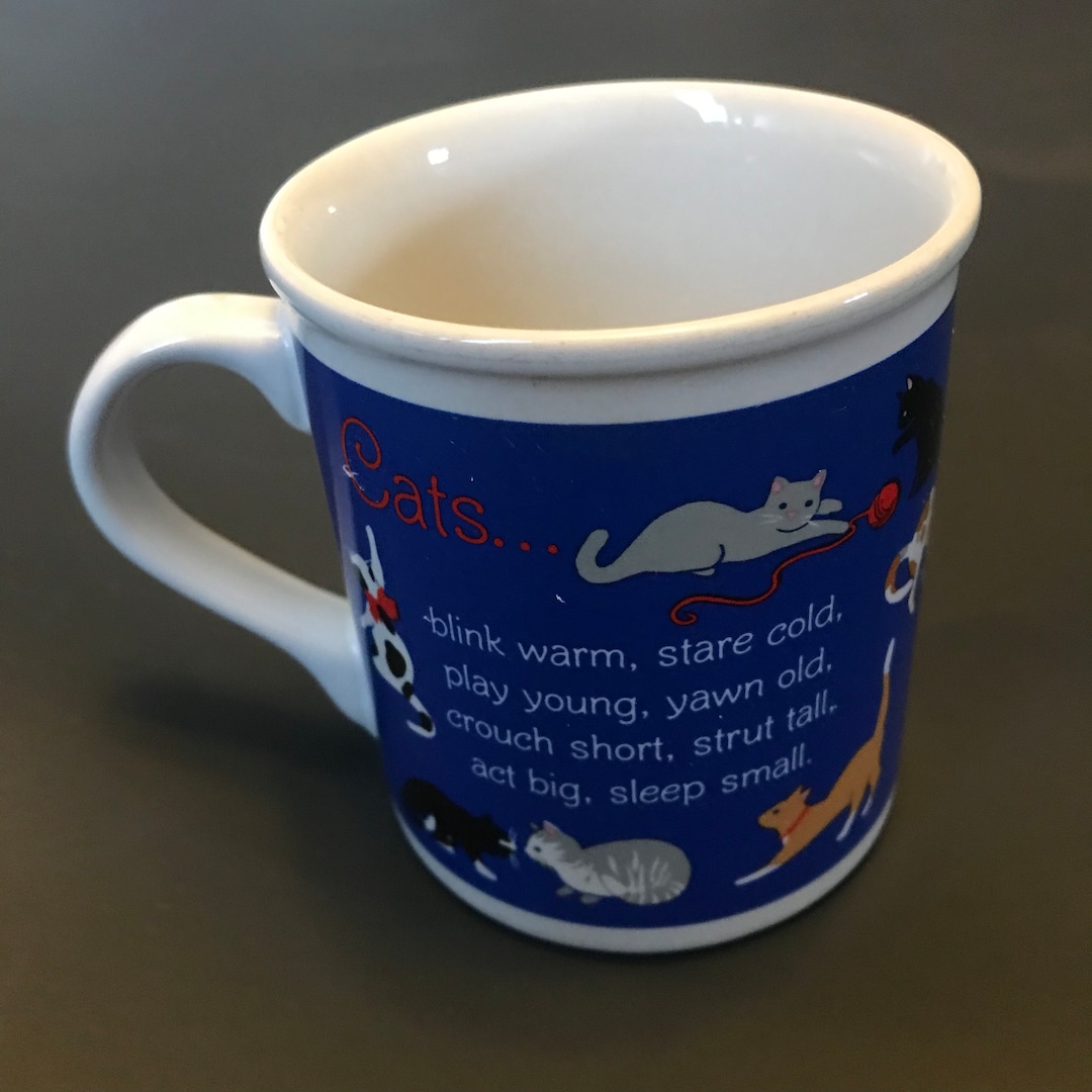 1980s, Cat Poem Mug, Hallmark Mug Mates Coffee Cup, Kitten Cup - Etsy