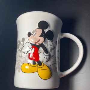 Mickey Mouse Embossed 3d Mug, Disney Store Large Coffee Cup