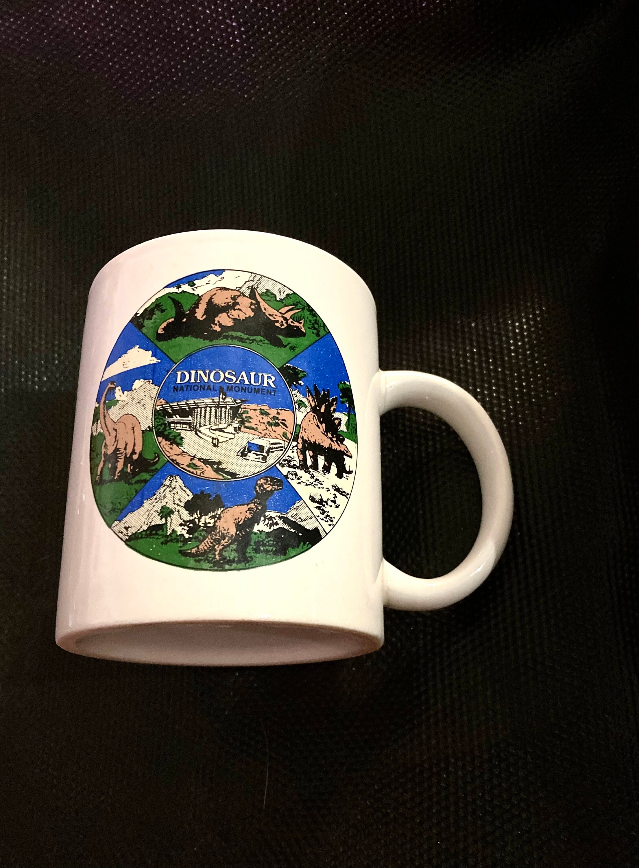 Dinosaur National Monument Mug, Dinosaurs From Jurassic Period on