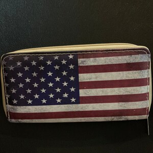 Portemonnaie für Frauen mit amerikanische Flagge, USA