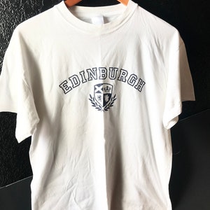 Camiseta vintage de Edimburgo, camiseta de Edimburgo Escocia