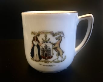 Vintage Edinburgh, Scotland 2.25” high Little Mug