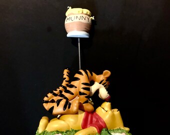 Vintage Winnie the Pooh and Tigger Picture or Note Holder