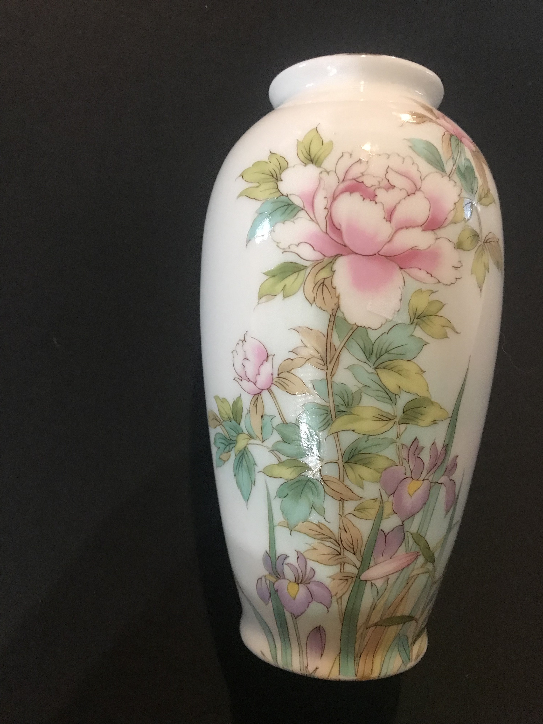 Vintage Shibata Japan Porcelain Vase Decorative Vase Etsy