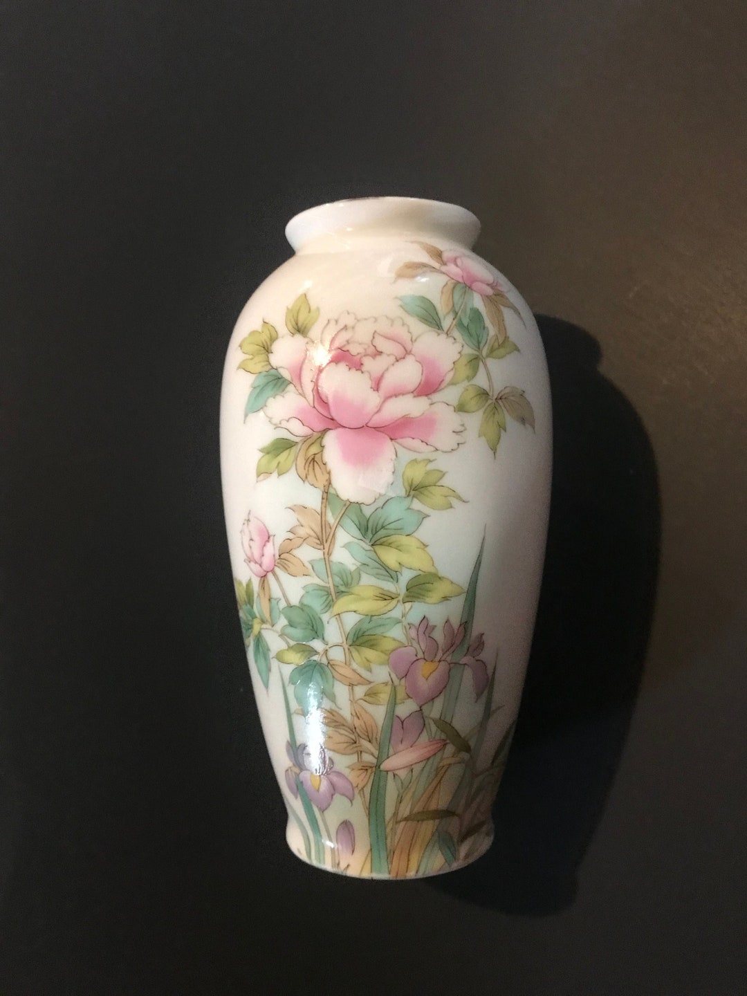 Vintage Shibata Japan Porcelain Vase, Decorative Vase Etsy