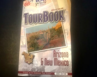 2002, Vintage Arizona & New Mexico, AAA TourBook, Maps, Paperback