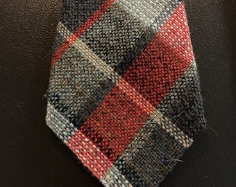 Cravate écossaise 100 % laine, cravate en tweed Nethy, fabriquée en Ecosse