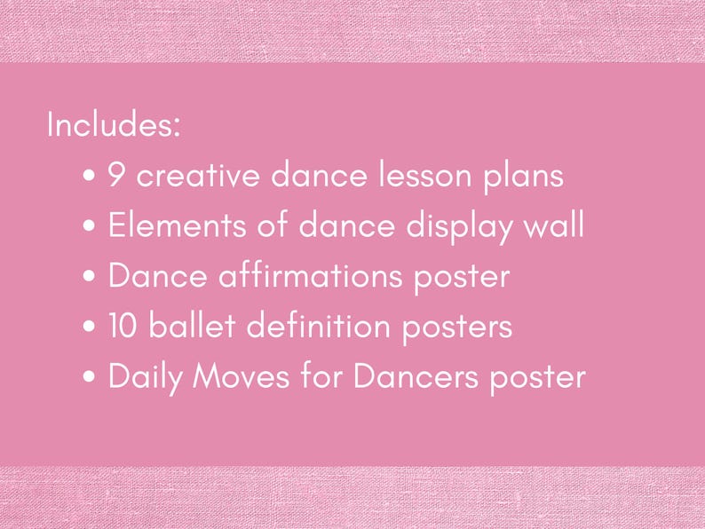 Dance Teaching Bundle - Dance Studio Bundle - Smart Dance Resources - Etsy