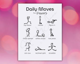 Étirements quotidiens pour les danseurs, programme d'assouplissement, prévention des blessures, récupération