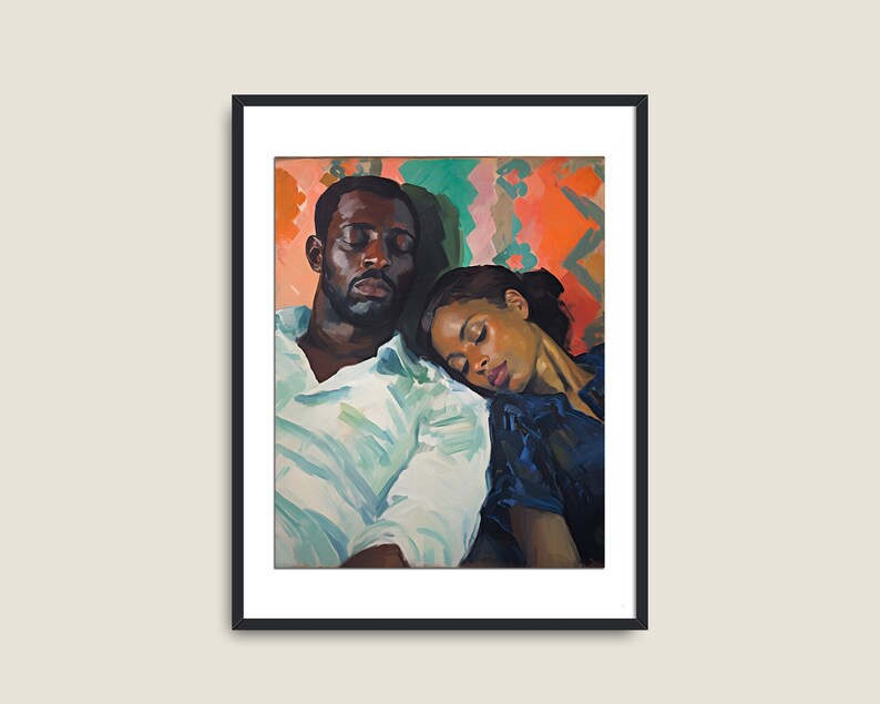 Black People Wall Art, Printable Vintage Art, African American Print