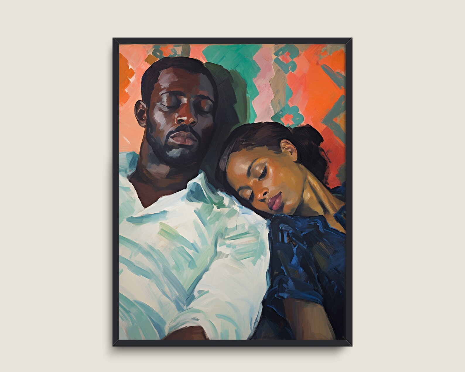 Black People Wall Art, Printable Vintage Art, African American Print