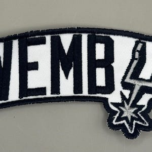Wemby Spurs Inspired Patch 4.5 Inch Embroidered Patch Iron On Sew On