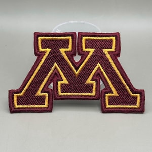 Minnesota Block "M" Embroidered Patch – MEDIUM 3.5inx2in