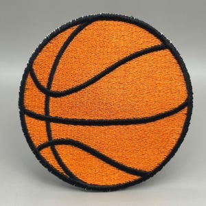 3,5” basketmärke – Broderad sportmärke för mössor, jackor och gör-det-själv