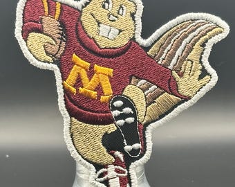 Minnesota Football Vintage Mascot Patch Iron On/Sew On