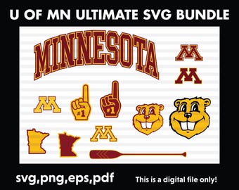 University of Minnesota Ultimate SVG Bundle