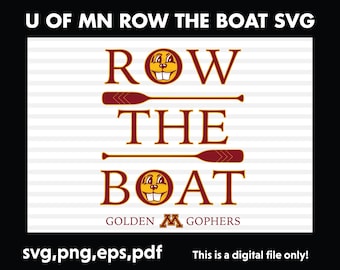 University of Minnesota "Row that Boat" SVG/PNG File
