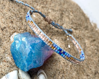 Shore Line Beaded Cuff