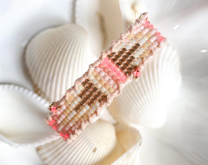 Featured listing image: Summer Sorbet Beaded Cuff
