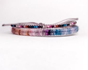 Orchid Society 2-1 Tribal and Beaded Cuff