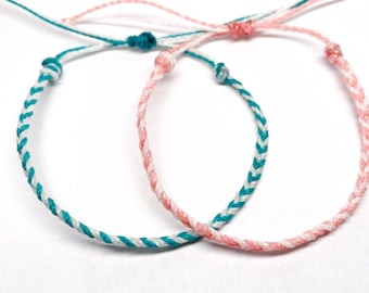 Sparkler Zipper Braided bracelets