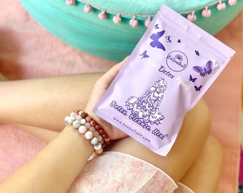 Pflanzliche Heilmittel Detox Perlen - Ganzheitliches Self-Care Geschenk Set