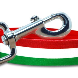 Hungarian Flag Dog Leash | 6ft or 4ft, USA Made
