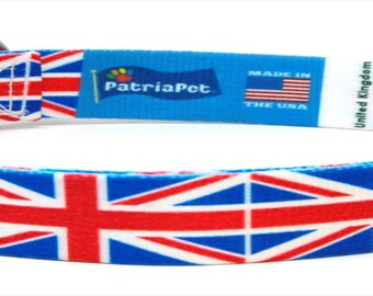 British UK United Kingdom Flag Union Jack Dog Pet Leash by PatriaPet British UK United Kingdom Flag Union Jack Dog Pet Leash by PatriaPet