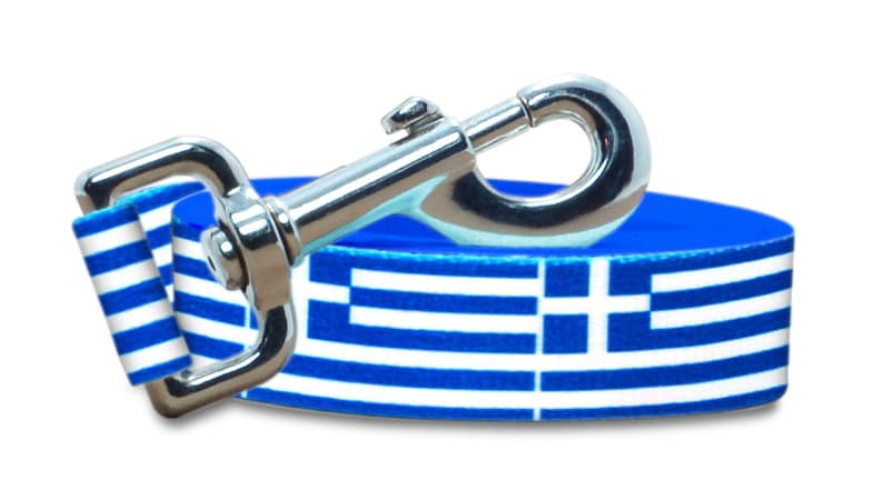 Dog Leash | Lead | Greece Flag | Greek Colors | 6 foot | 4 foot Dog Leash | Lead | Greece Flag | Greek Colors | 6 foot | 4 foot