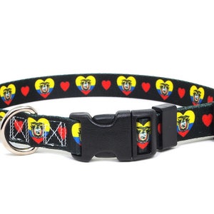 Dog Collar | I Love Ecuador | Quick Release or Martingale Style | Made in NJ, USA