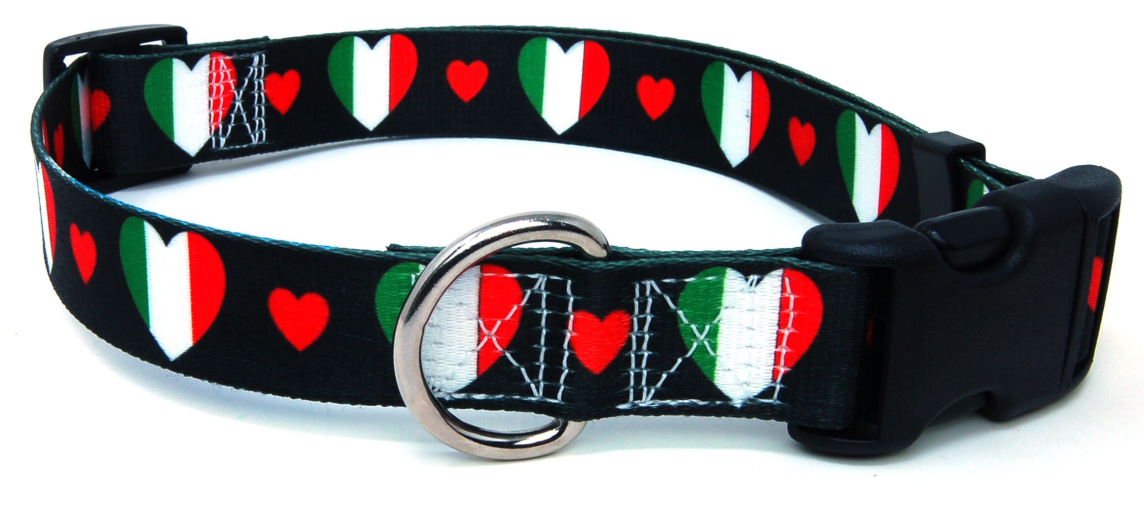 Dog Collar I Love Italy Adjustable For Xtra Large Etsy
