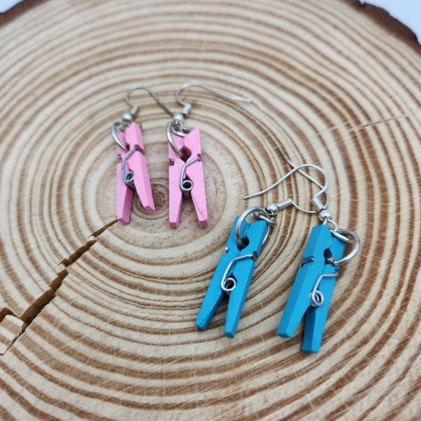 Clothespin Jewelry Etsy