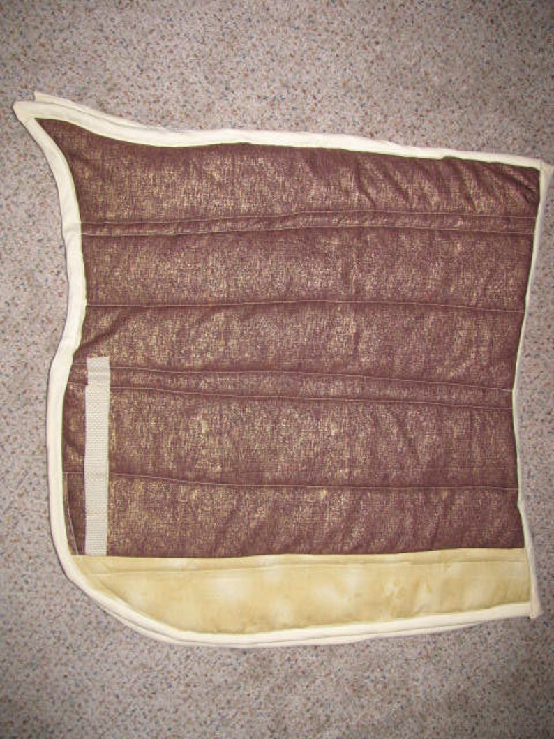 Swallow Tail Dressage Pad in Bronze and Gold