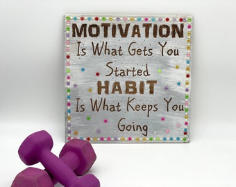 Motivational quote 2...”MOTIVATION is what get you started, HABIT is what keeps you going...”