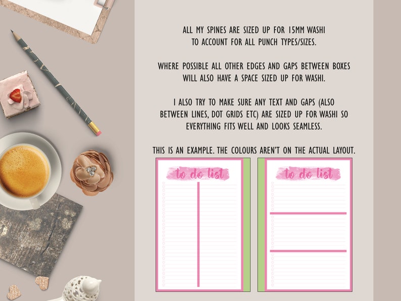 May include: Two printable to-do list templates with pink watercolor accents and the text "to do list" in pink. The templates have a green and pink border.
