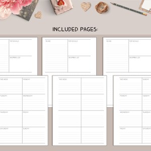 Dashboard Layout Planner Printable Big Planner Weekly Inserts - Etsy