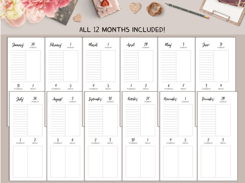 2021 Vertical Weekly Planner Skinny Classic Happy Planner | Etsy