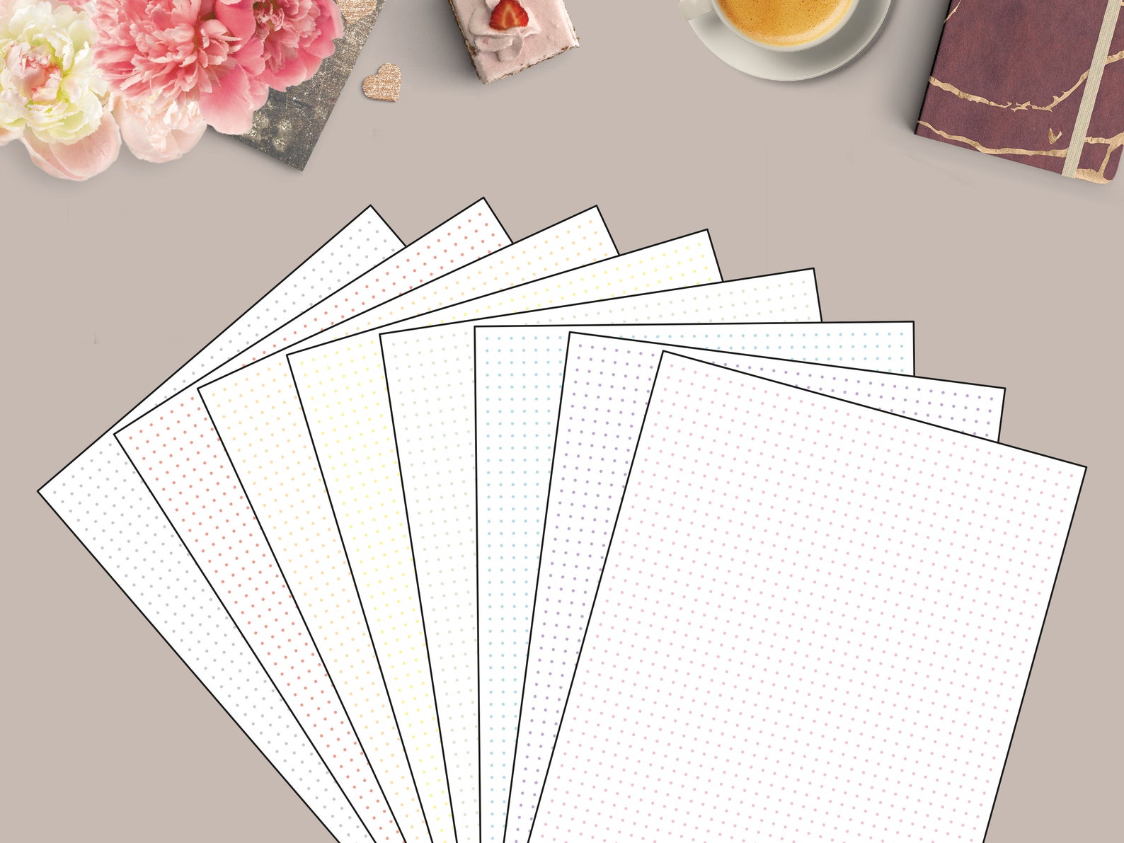 Dot Grid Paper Mini Happy Planner Printable 8 Colours Etsy dot-grid-paper-mini-happy-planner-printable-8-colours-etsy