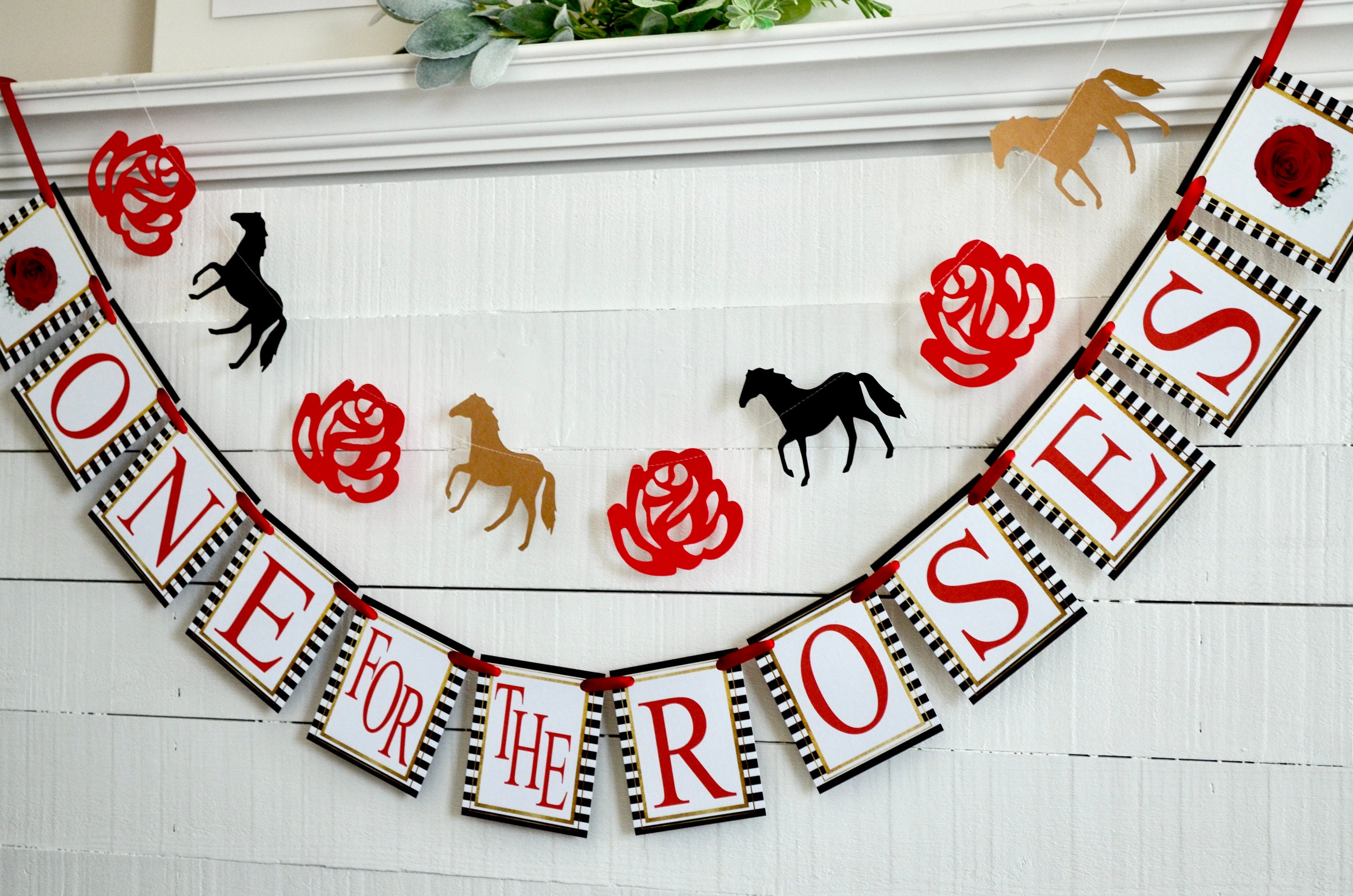 Kentucky Horse Derby Foto-Banner – 180x110 Cm, Polyester, Für Mottopartys & Deko