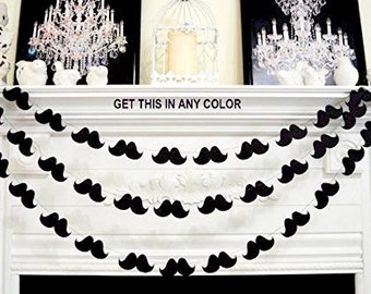 Mustache Garland, Little man mustache party, Mustache Baby shower, Mustache Birthday, Photo prop