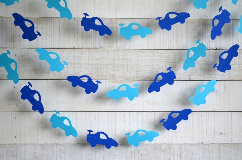 Cars Garland Race Car Birthday Decorations Cars Nursery Etsy