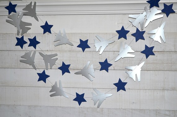 Air Force Party Decorations Air Force Banner Air Force Etsy