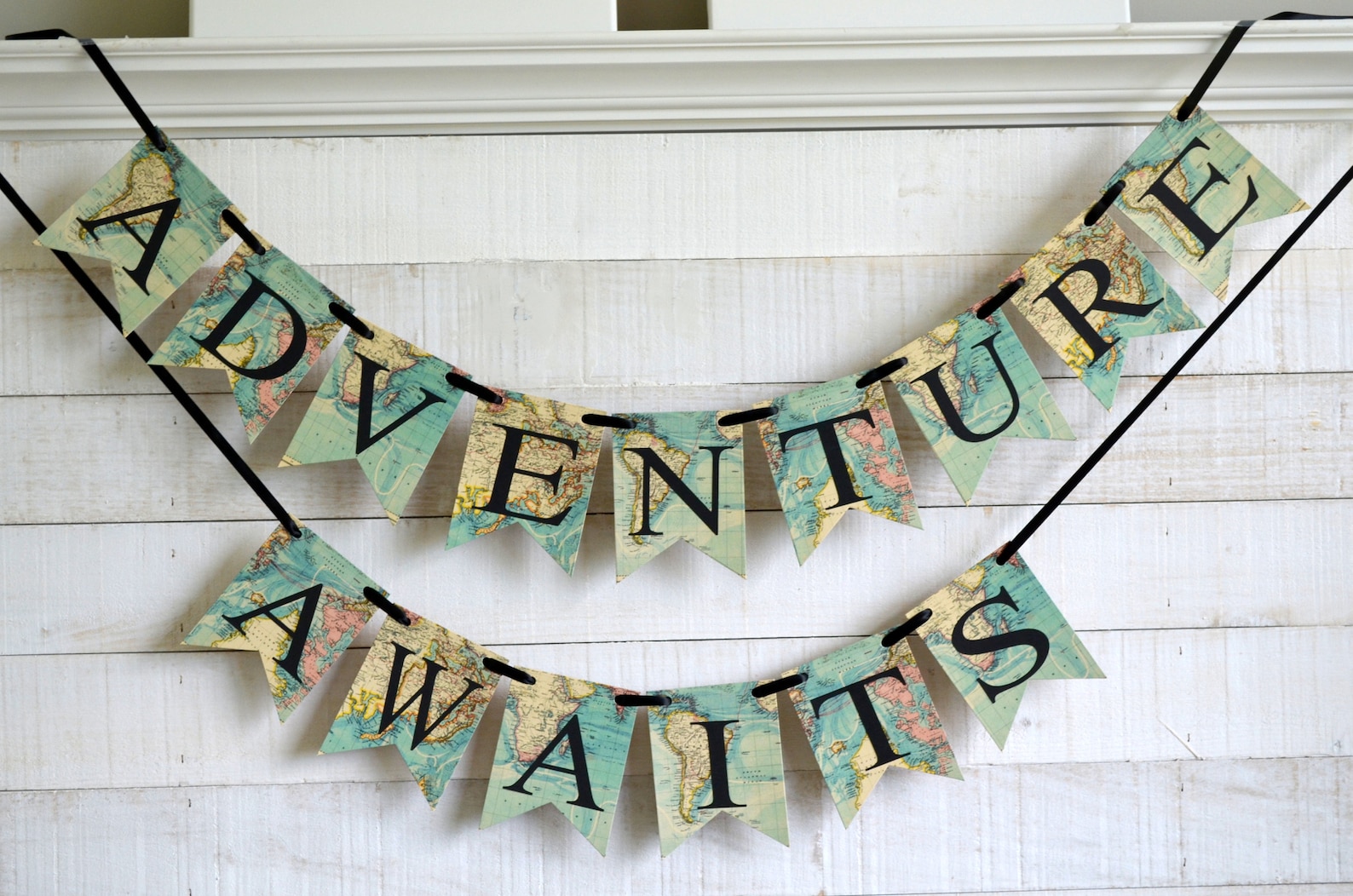 Adventure Awaits Banner Travel Theme Graduation Banner Baby - Etsy