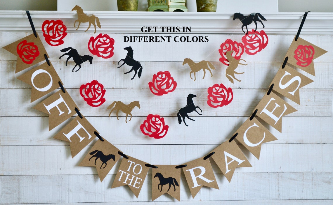 Aazon.co: Kentucky Derby Banner Kentucky Derby Decoration Banner 3pcs