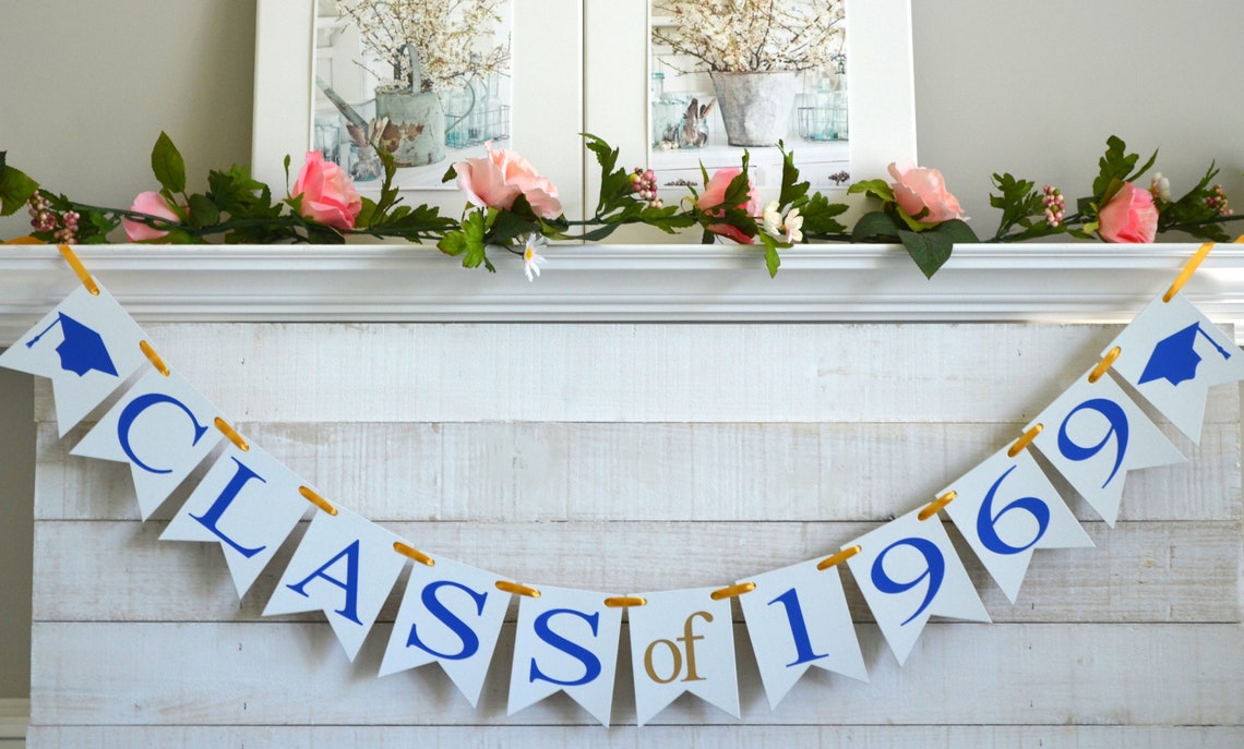 Class Reunion Banner Graduation Banner Customized Class - Etsy