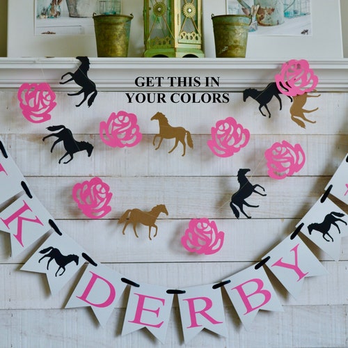 Party Supplies Bachelorette Kentucky Derby Horseshoe Confetti Bridal