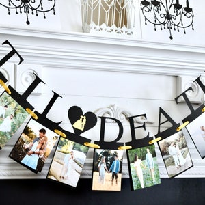 TIL DEATH photo banner, halloween bridal shower, bridal shower photo banner, Till death do us part, bridal shower photo backdrop